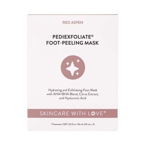 NWT Red Aspen PediExfoliate Foot Peeling Mask